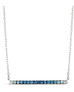 Le Vian Ladies Denim Ombre Necklaces Set - White