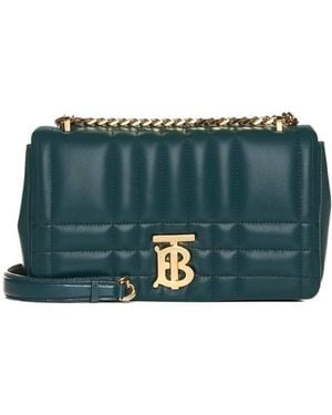 Burberry Lola Quilted Leather Small Camera Bag - Green