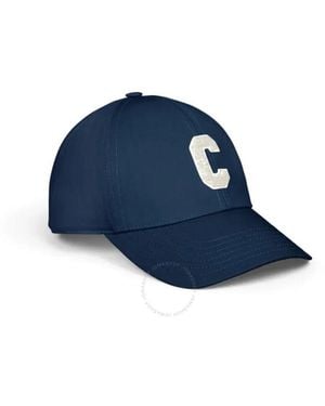 Celine Initial Baseball Cap - Blue