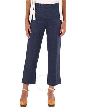 パンツ CHLOE DEEP PURPLE PANTS Chloé Deep Purple Pants | Lyst