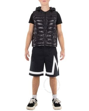 Moncler Logo-print Track Shorts - Black