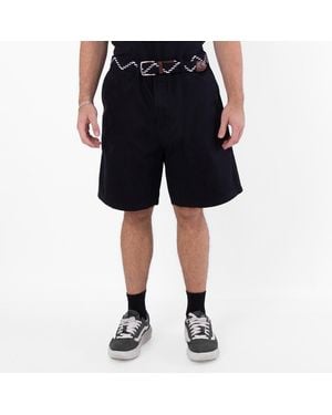 Burberry Twill Weave Bermuda Cotton Shorts - Black