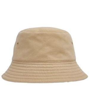 Burberry Reversible Bucket Hat - Natural