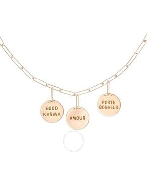 Vanrycke Ladies 18K Rose Shaman Kaambo Necklace - Metallic