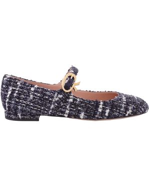 Gianvito Rossi Mary Ribbon 05 Ballerinas Shoes - Blue