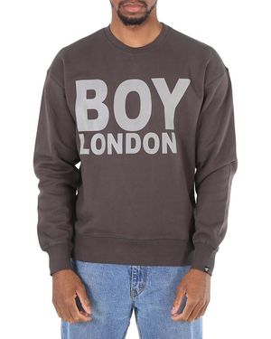 BOY London Dark Reflective Sweatshirt - Grey