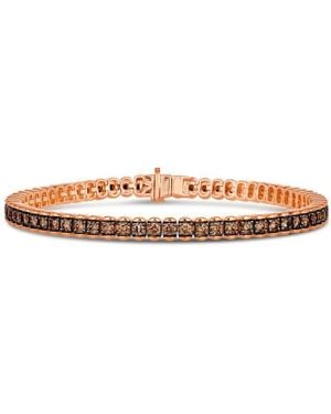 Le Vian Ladies Chocolate And Strawberry Bracelets Set - Multicolor