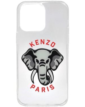 KENZO Elephant Iphone 14 Pro Max Case - White
