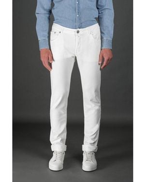 Moorer Slim Fit Pants - Black