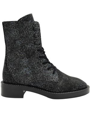 Stuart Weitzman Sondra Ankle Boots - Black