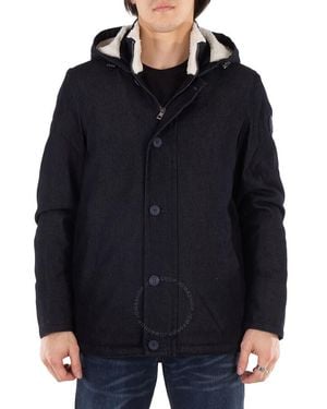 Michael Kors Classic Long Sleeve Hooded Jacket - Black