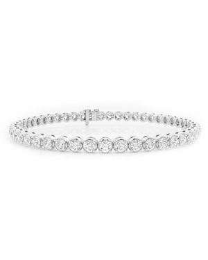 Brilliant Diamond 5.0 Carat Round Cut Lab Grown Diamond Tennis Bracelet - White