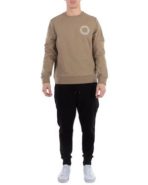 Michael Kors Logo French Terry Blend Sweatshirt - Brown