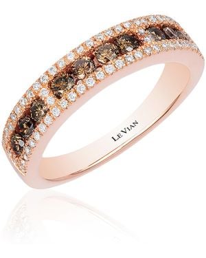 Le Vian Chocolatier Ring Chocolate Diamonds, Vanilla Diamonds Set - White