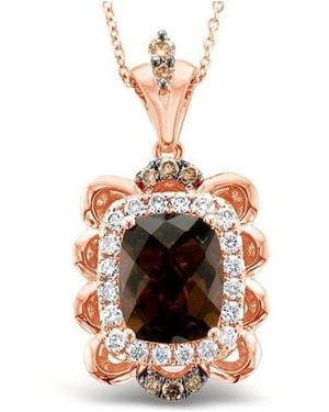 Le Vian Chocolate Quartz Necklaces - Pink