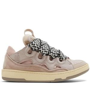 Lanvin Pale Curb Sneakers, Brand Size 35 Us - Pink