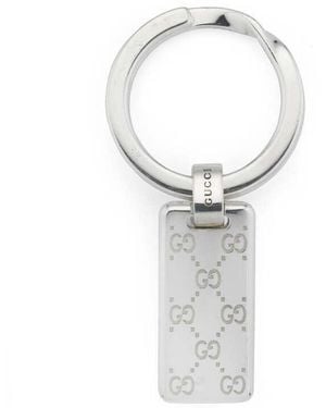 Gucci Signature Keyring - White