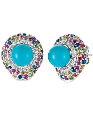 Le Vian Ladies Robins Egg Blueturquoise Earrings Set