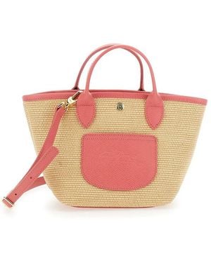 Longchamp Le Pliage Xs Handbag With Logo Embossed On The Front - Pink