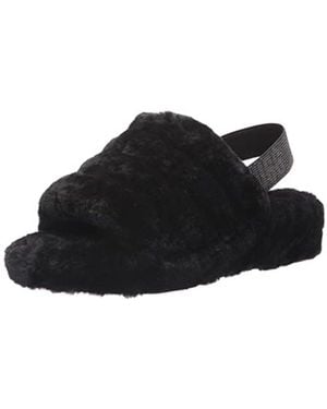 UGG Fluff Yeah Bling Slippers - Black
