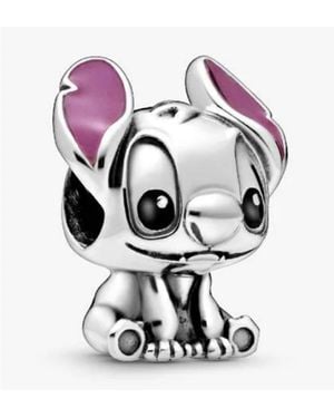 PANDORA Sterling Silver Disney Lilo And Stitch Charm - Pink