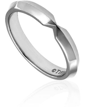 Tiffany & Co. Setting Ring Nesting Narrow Band Ring - Metallic