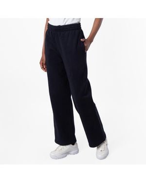 Burberry Ekd Embroidered Cotton Track Pants - Blue