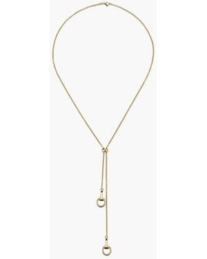 Gucci Horsebit Pendant Necklace - Metallic