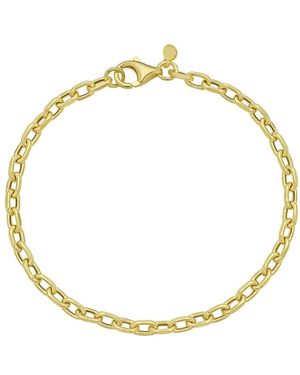 Kylie Harper Ladies 14K 3Mm Rolo Chain Bracelet - Metallic