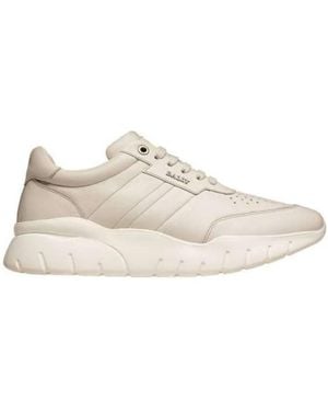 Bally Bienne Brinkley Leather Trainers, Brand Size 40 Us - Natural