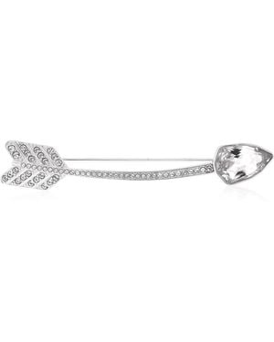 Swarovski Idyllia Mixed Cuts Arrow Brooch - Metallic