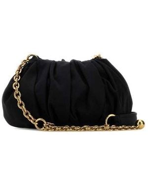 Chloé Canvas Chlo Pliss Shoulder Bag Borse A Tracolla - Black