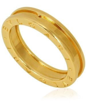 BVLGARI B.Zero1 18K 1-Band Ring, Brand (Us Size 6.5) - Yellow