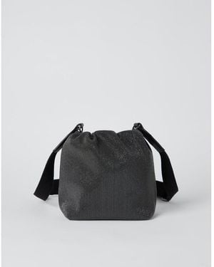 Brunello Cucinelli Textured Shoulder Bag - Black