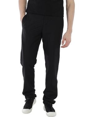 Roberto Cavalli Bead Embroidered Tuxedo Pants, Brand Size 50 (Waist - Black