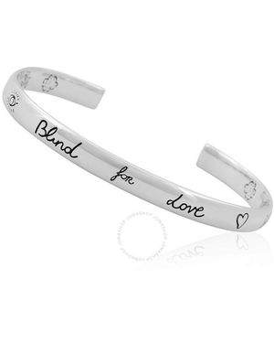 Gucci "Blind For Love" Bracelet - Metallic