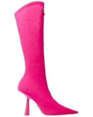 Jimmy Choo Sailor Moon Crystal Boot 100Mm Calf Boots, Brand Size 38 Us - Pink