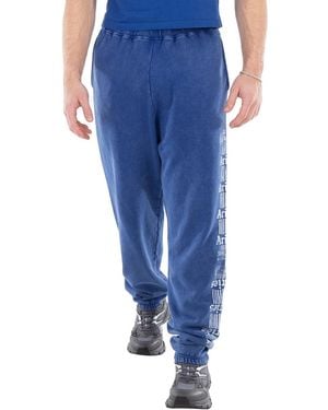 Aries Aged Ancient Column Sweatpants - Blue