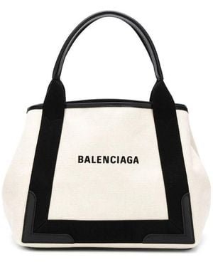 Balenciaga Small Cabas Tote Bag - Black