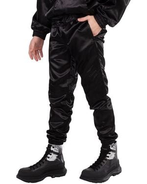 Etudes Studio Tour Satin-Finish Pants, Brand Size 44 (Us - Black