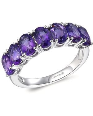 Le Vian Ladies Amethyst Rings Set - Blue