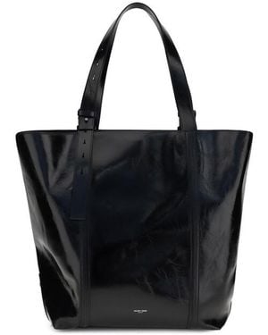 Golden Goose Glossy Leather Tote Bag - Black