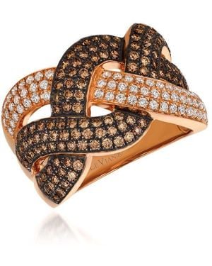Le Vian Ladies Chocolate Diamonds Rings Set - Brown