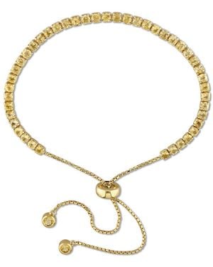 Amour Citrine Tassel Bolo Bracelet - Metallic