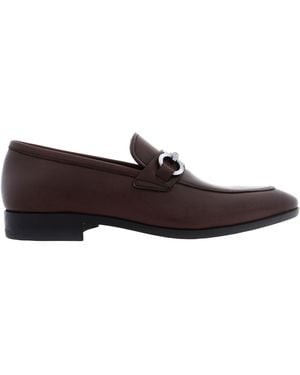 Ferragamo Ferragamo Benford Gancini Bit Loafers - Brown