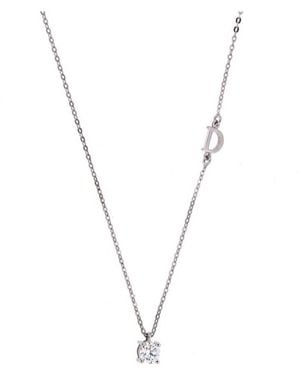 Damiani Ladies 0.30 Ct Diamond Necklace - Metallic