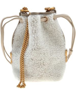 Chloé Marcie Micro Bucket Bag - Natural