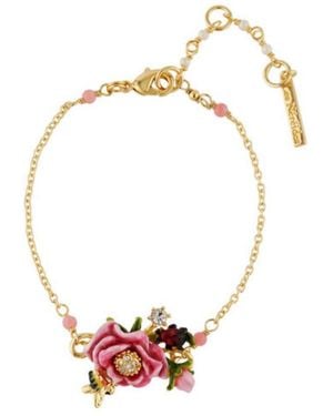Les Nereides Armband "Rose Flower" Bracelet - Metallic