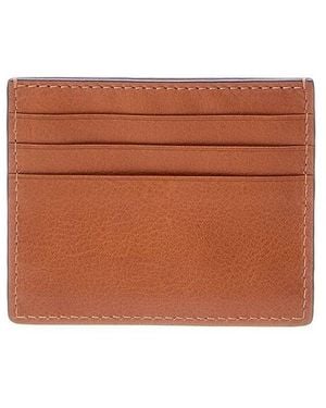 Brunello Cucinelli Tobacco Leather Cardholder - Brown