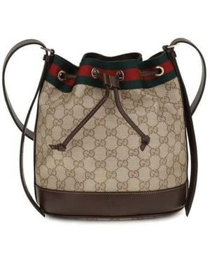 Gucci Venice Bucket Bag - Brown